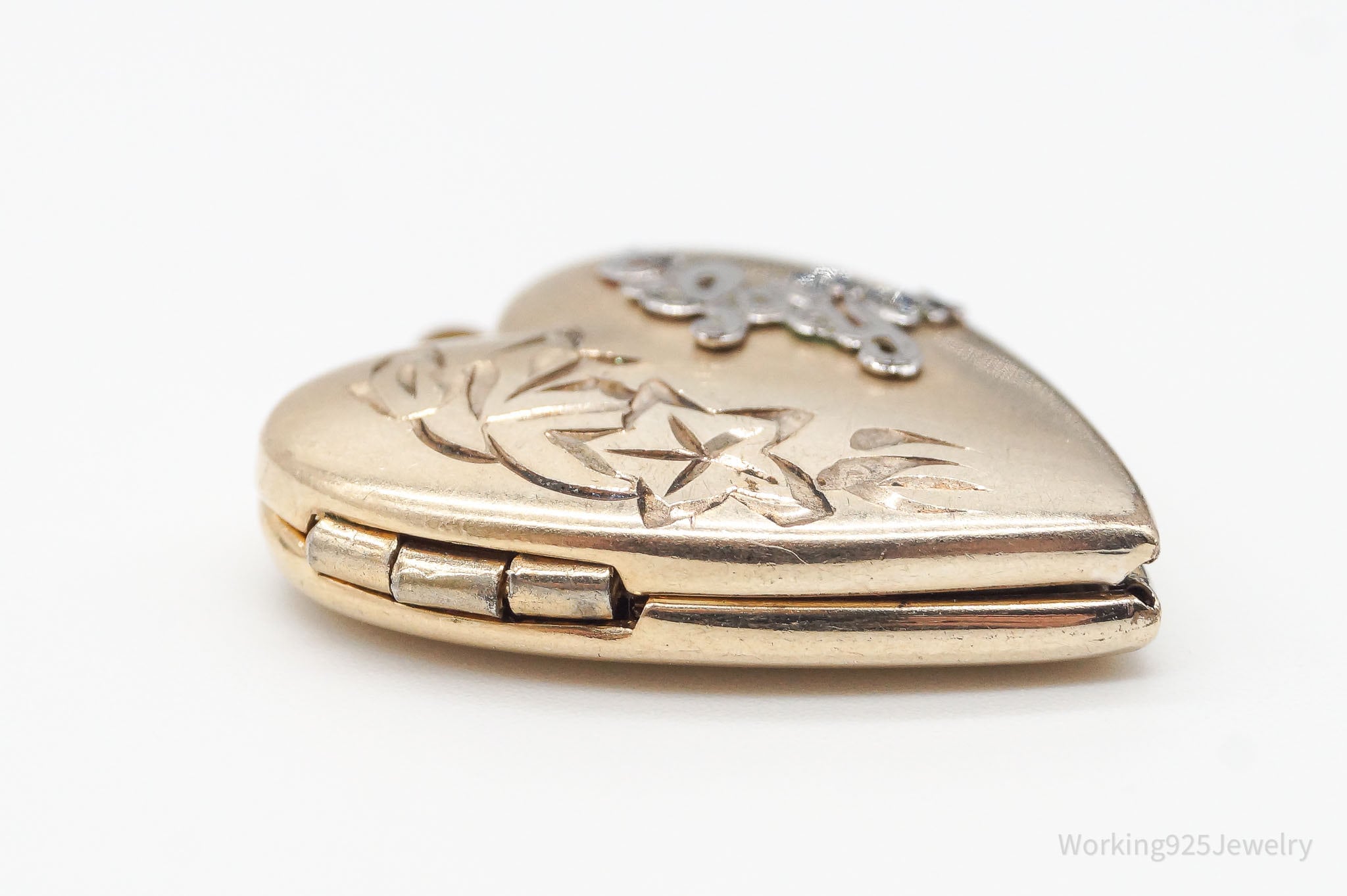 Vintage 14K Gold Filled "I Love You" Heart Locket Pendant | Jewelry > Necklaces > Pendants | Wiccan Center