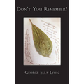 Don't You Remember? - Paperback | Books | Wiccan Center