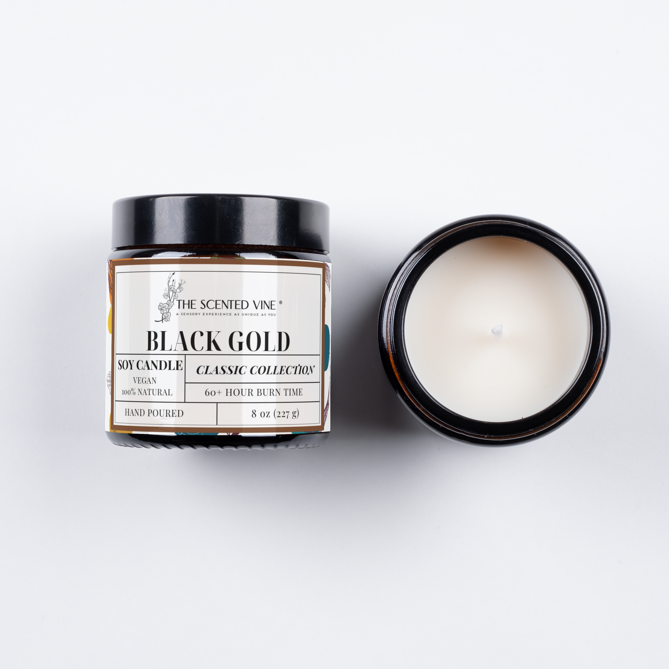 Black Gold Soy Candle | Candle | Wiccan Center