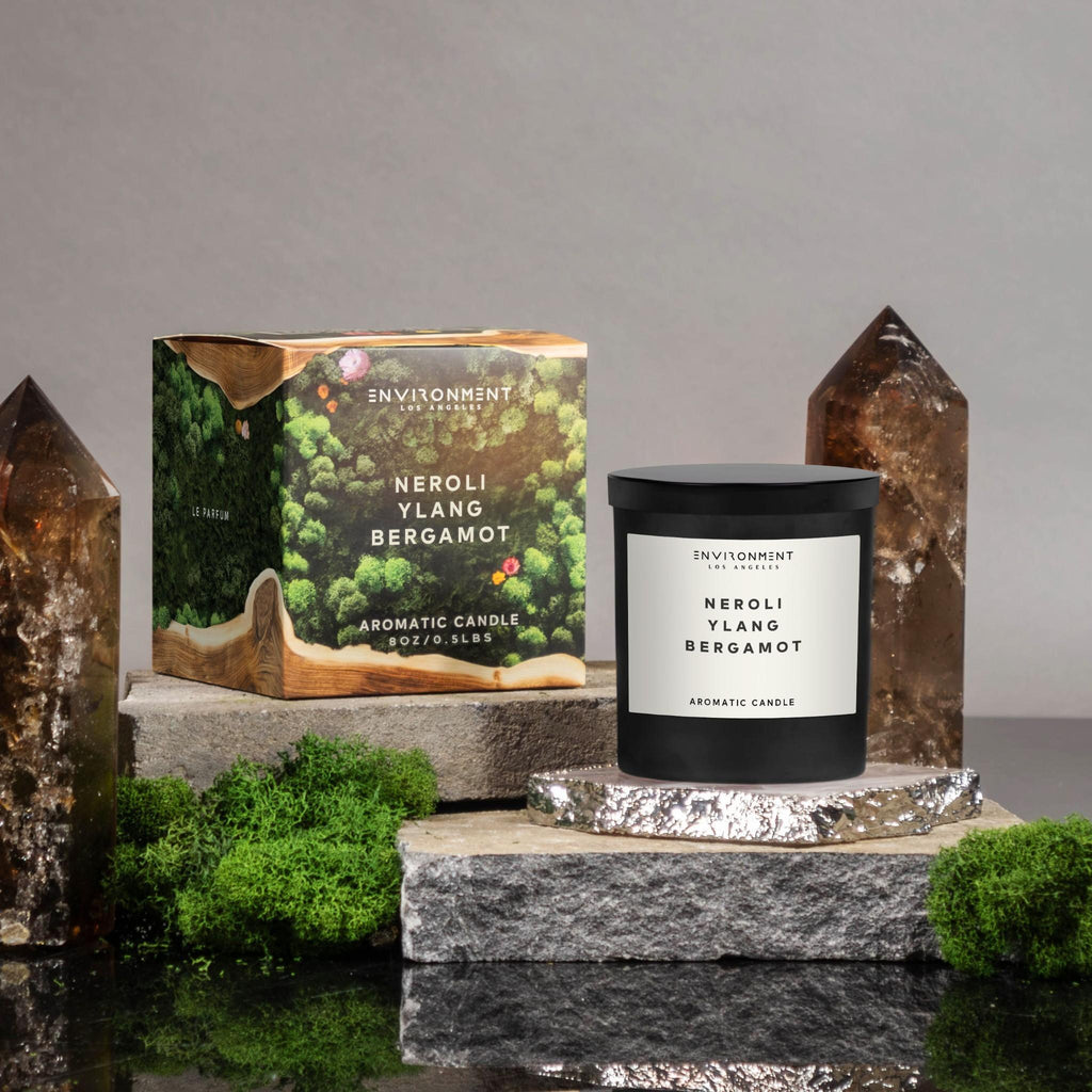 8oz Neroli | Ylang | Bergamot Candle with Lid and Box (Inspired by Chanel Chanel #5®)