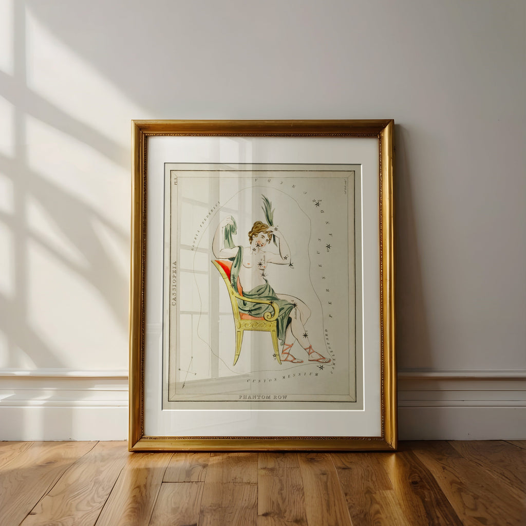 “Cassiopeia Constellation” Goddess Art Print | Home Decor | Wiccan Center