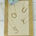 Large Letter / Initial Necklace in Gold | Necklace | Wiccan Center