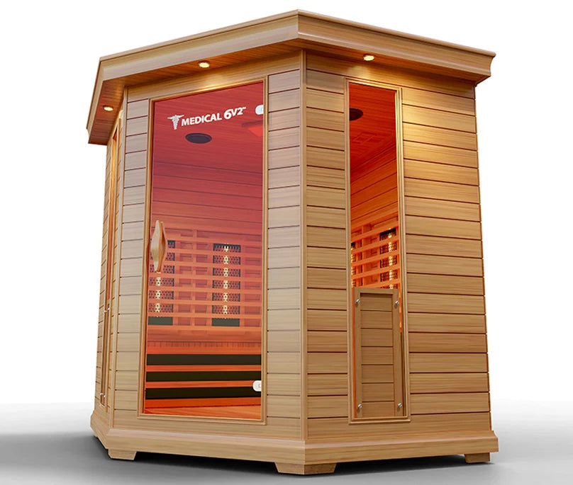 6 Person Indoor Infrared Full Spectrum Sauna | Medical 6 Plus™ | Saunas | Wiccan Center