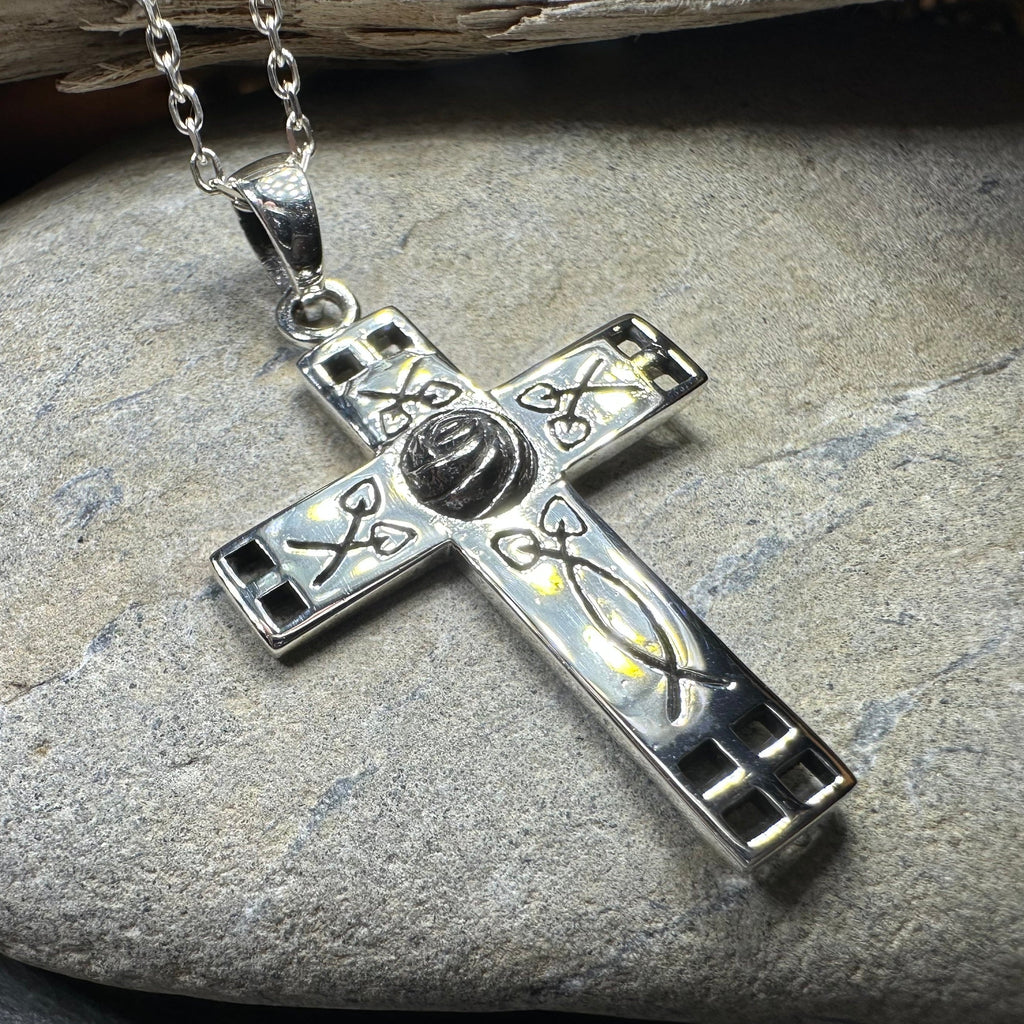 Scottish Mackintosh Cross Necklace | Pendant | Wiccan Center