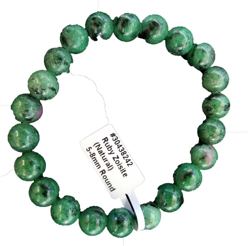 Ruby Zoisite bracelet | Jewelry-Bracelet | Wiccan Center