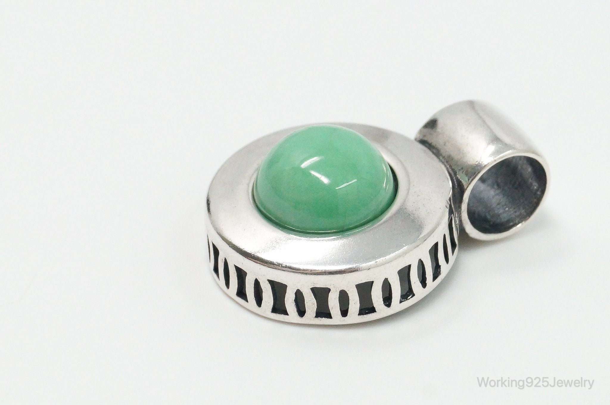 Vintage Designer Carolyn Pollack Relios Turquoise Sterling Silver Pendant | Jewelry > Necklaces > Pendants | Wiccan Center