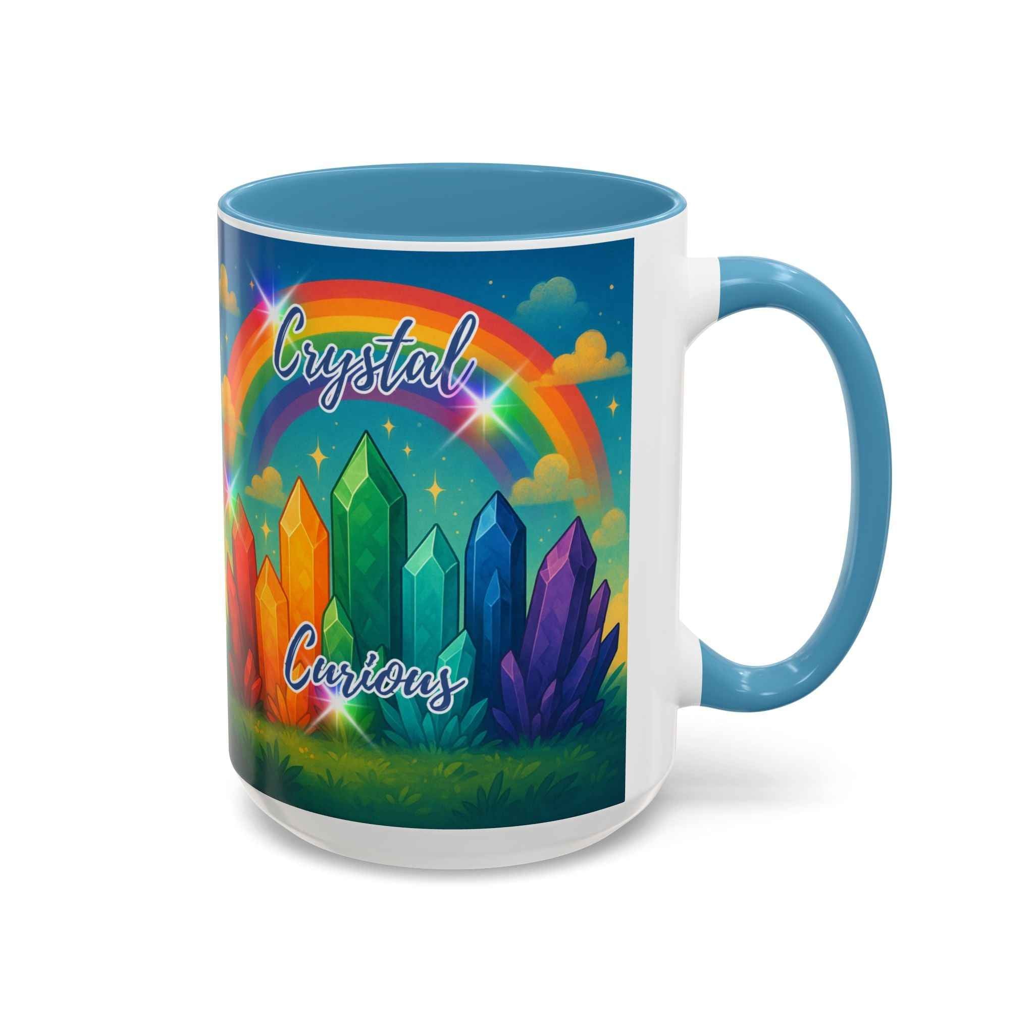 Coffee Mug - Rainbow Crystal Curious | Mug | Wiccan Center