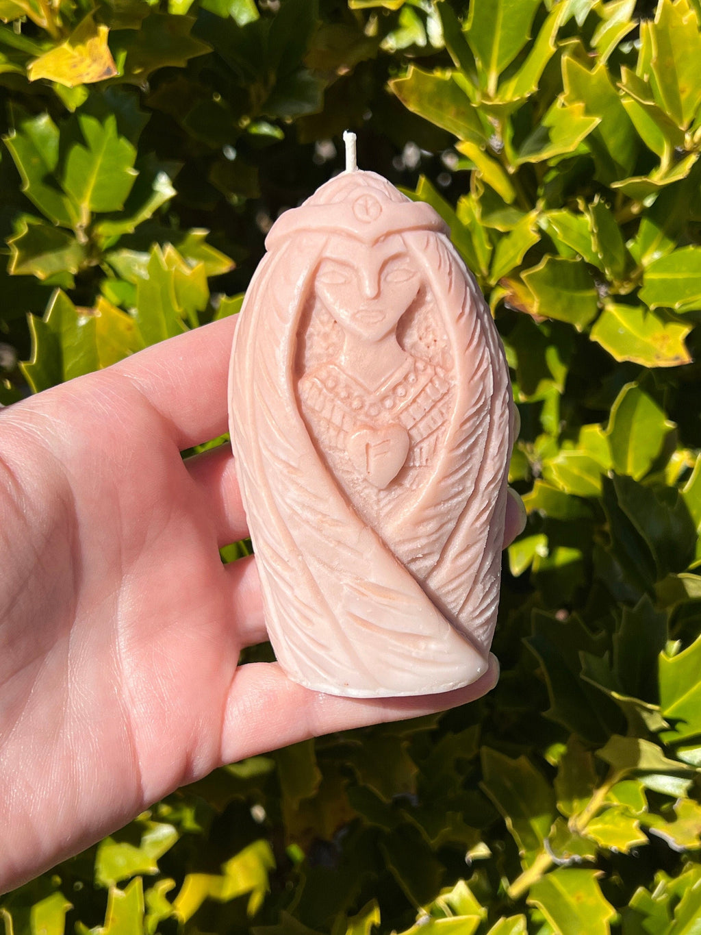 SPECIAL EDITION Freya Candle | Freyja Seidr Magic Fehu Runic Offering Ritual Figure Norse Viking Goddess Witchcraft Altar Spell Deity Statue | | Wiccan Center