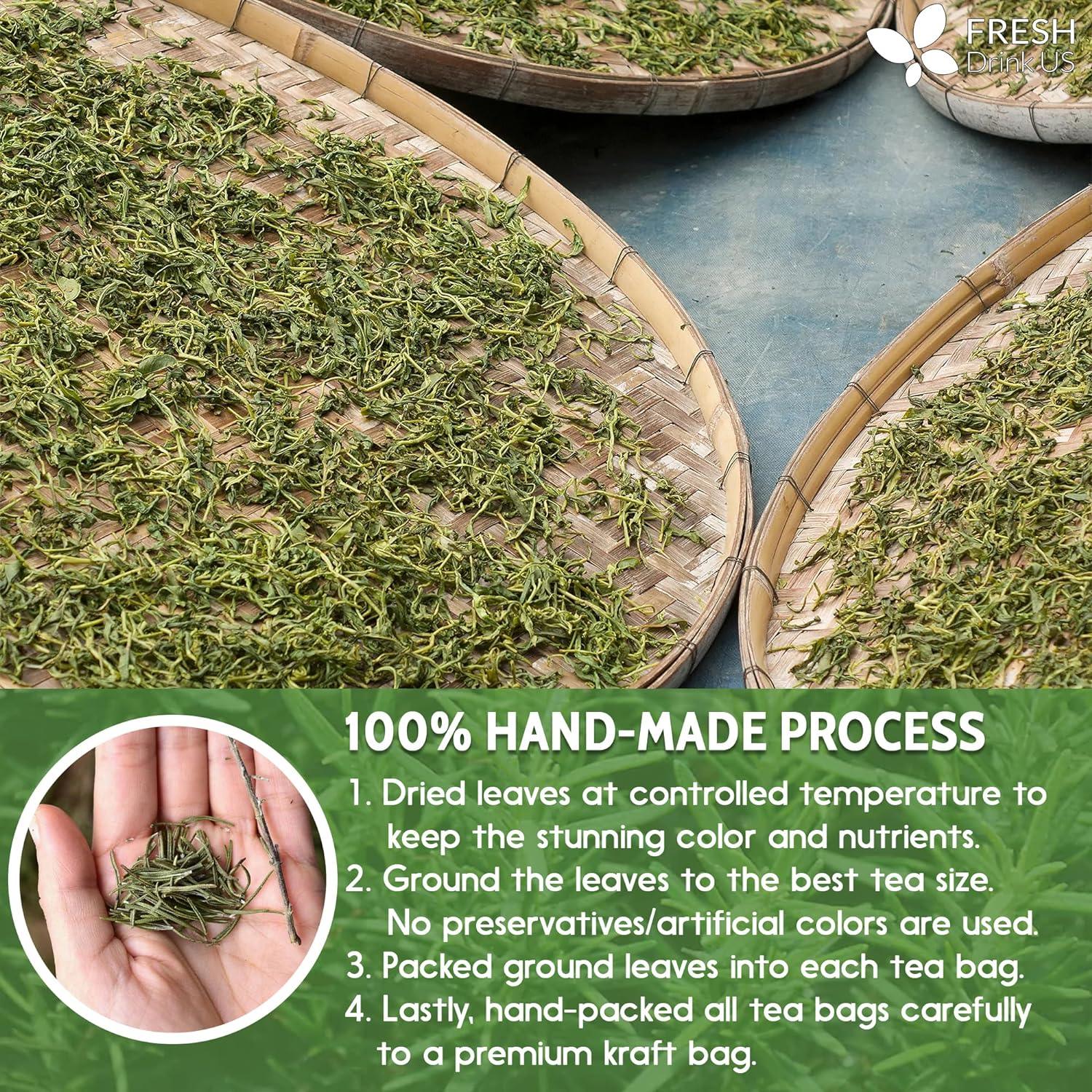 Premium Rosemary Leaves, Tea Bags, Powder, 100% Natural & Pure from Dried Rosemary Leaves, No Additives, No Caffeine, Vegan. Dried Rosemary Herb, Perfect for Seasoning, Spice Blends for Grilling & Cooking | Tea | Wiccan Center