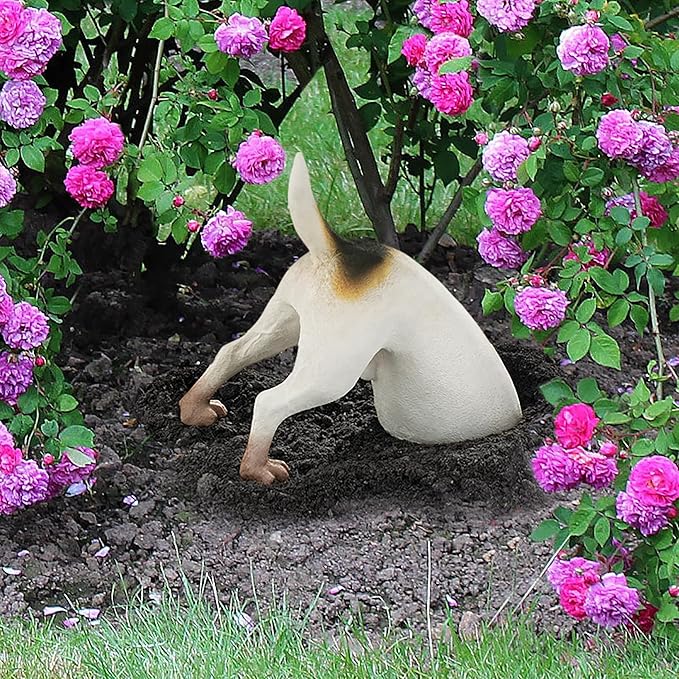 Design Toscano Terrence The Terrier Digging Pet Dog Statue | Outdoor Statues | Wiccan Center