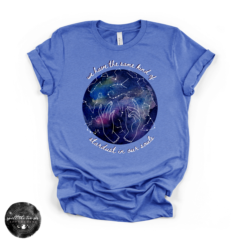 Stardust in Our Souls Tee | Celestial Graphic T-Shirt