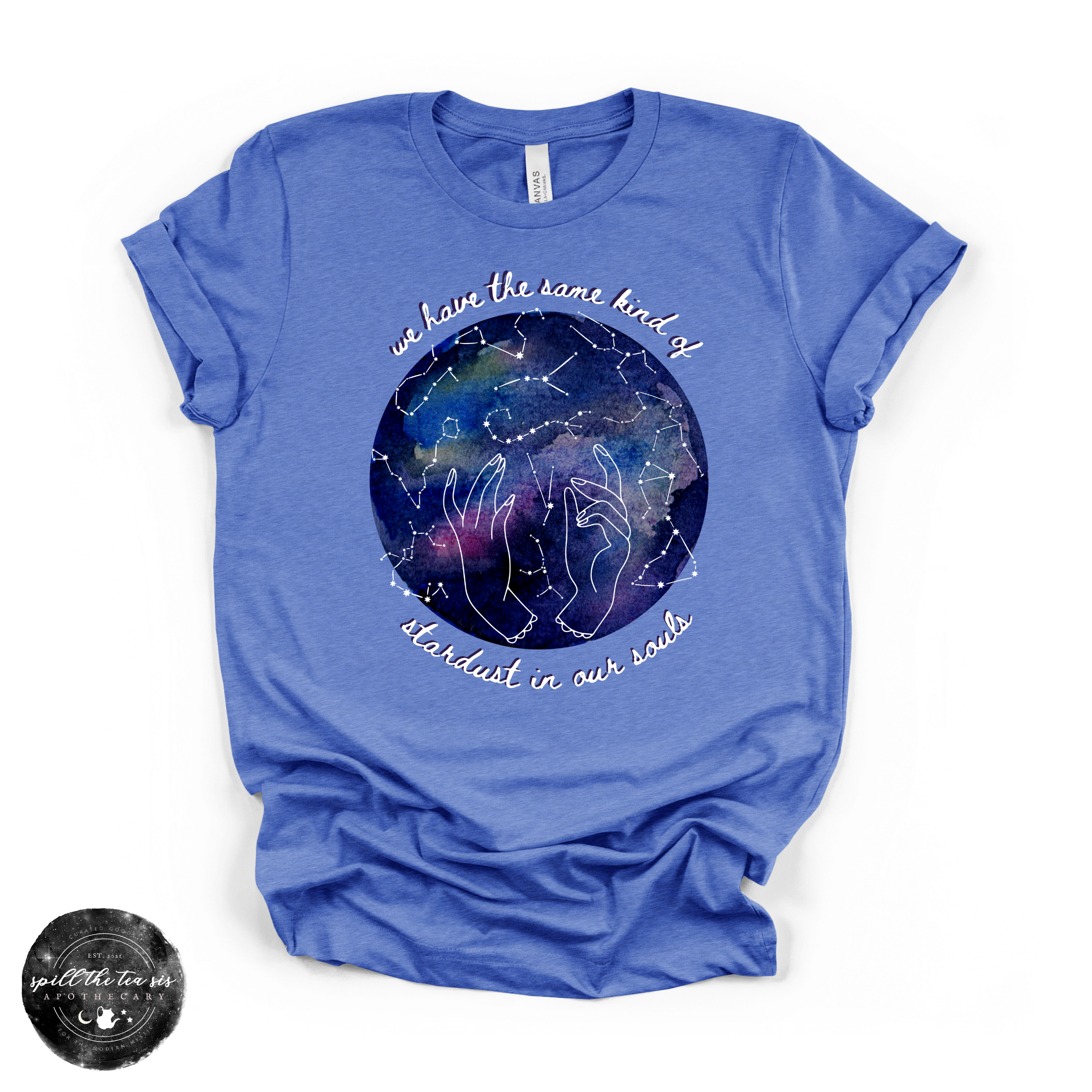 Stardust in Our Souls Tee | Celestial Graphic T-Shirt