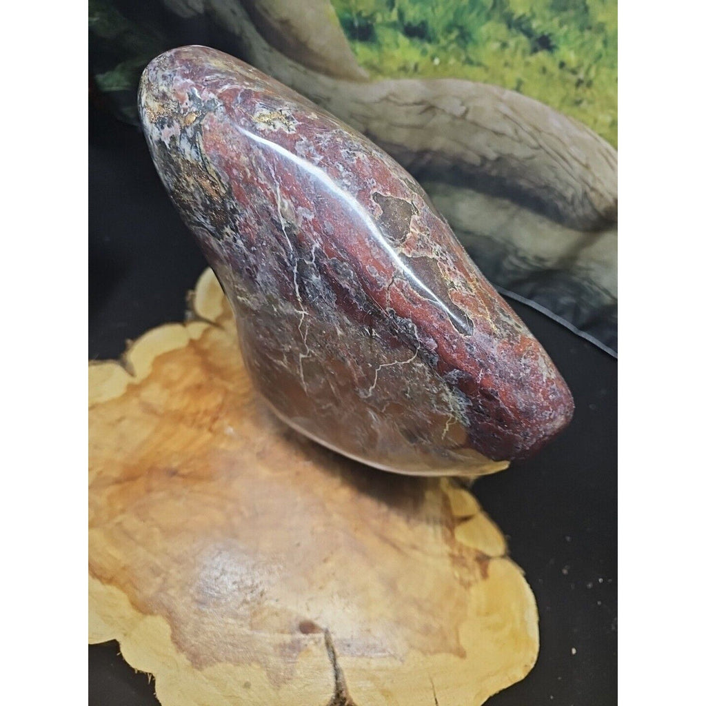 Chicken Blood Stone Quartz Crystal Mineral Specimen — 16.6 lbs, Vitality & Energy Stone | CrystalCloud Company