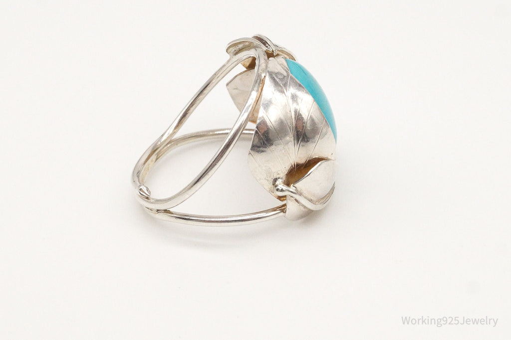 Vintage Turquoise Silver Ring - Size 9.25 | Jewelry > Rings | Wiccan Center