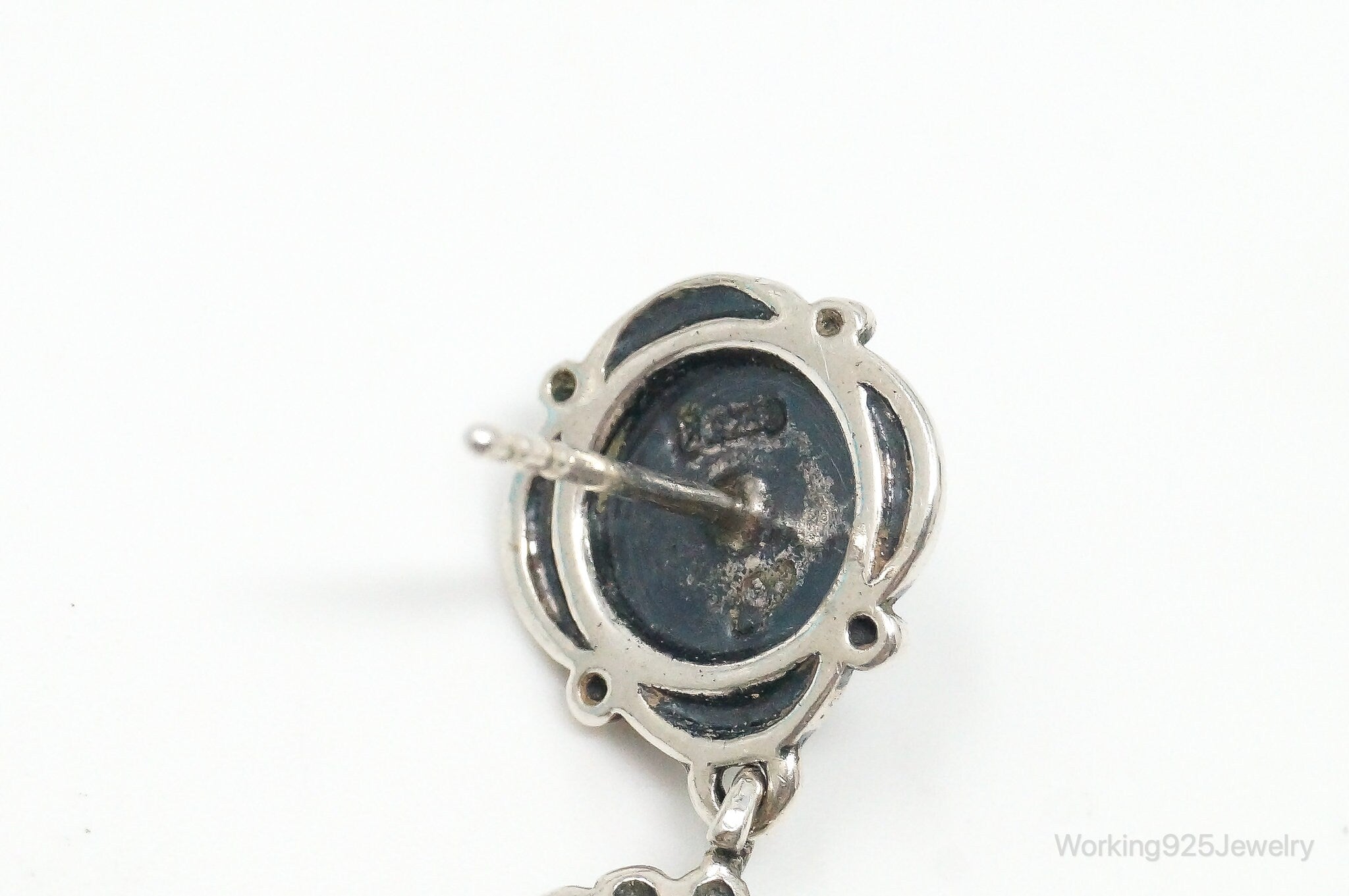 Native Carolyn Pollack Relios Grey Moonstone Mother Of Pearl S. Silver Earrings | Jewelry > Earrings | Wiccan Center