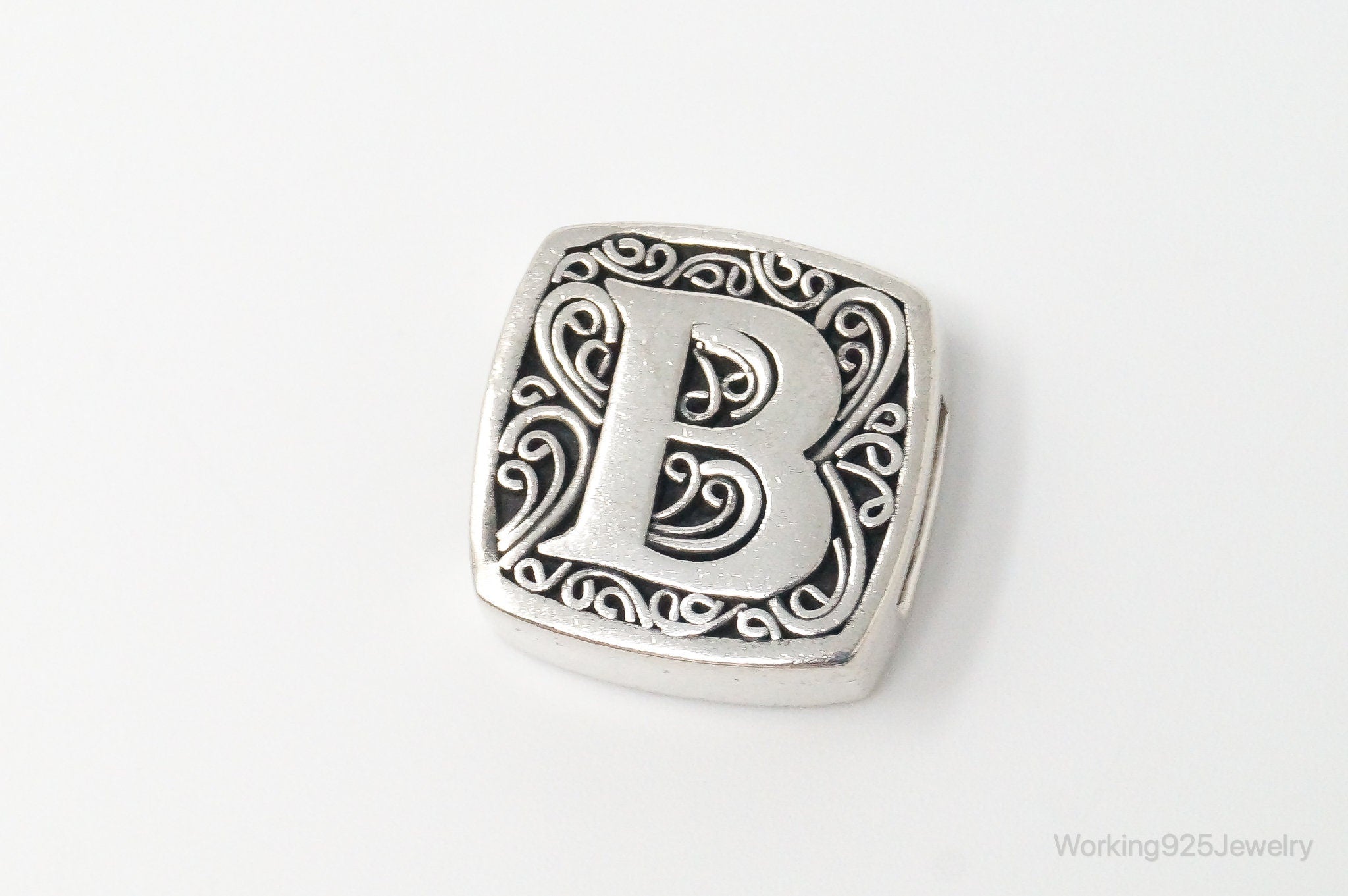 Designer Lori Bonn Initial B Necklace Pendant Charm Sterling Silver | Jewelry > Necklaces > Pendants | Wiccan Center