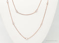 Vintage Rose Gold Vermeil Cubic Zirconia Sterling Silver Necklace | Jewelry > Necklaces > Pendants | Wiccan Center