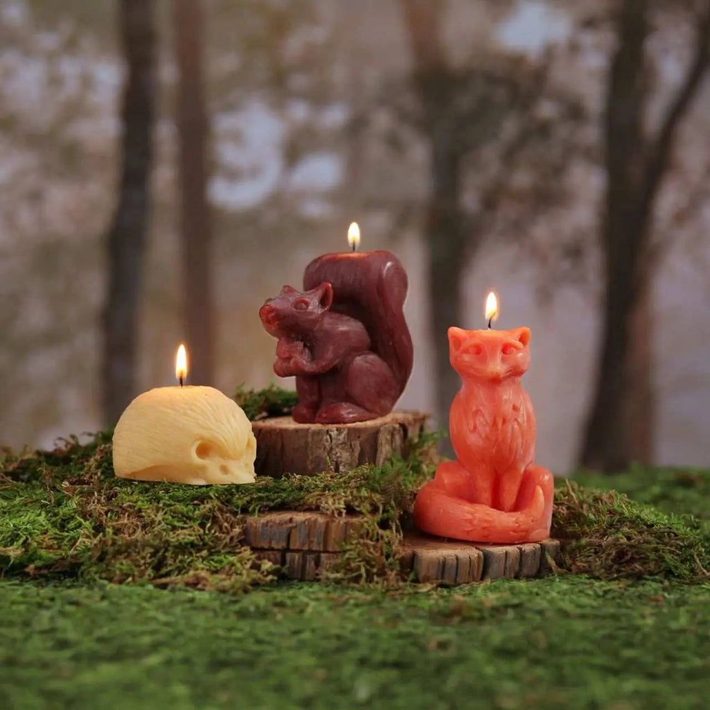 Hedgehog Candle – 100% Pure Beeswax – Handcrafted | | Wiccan Center