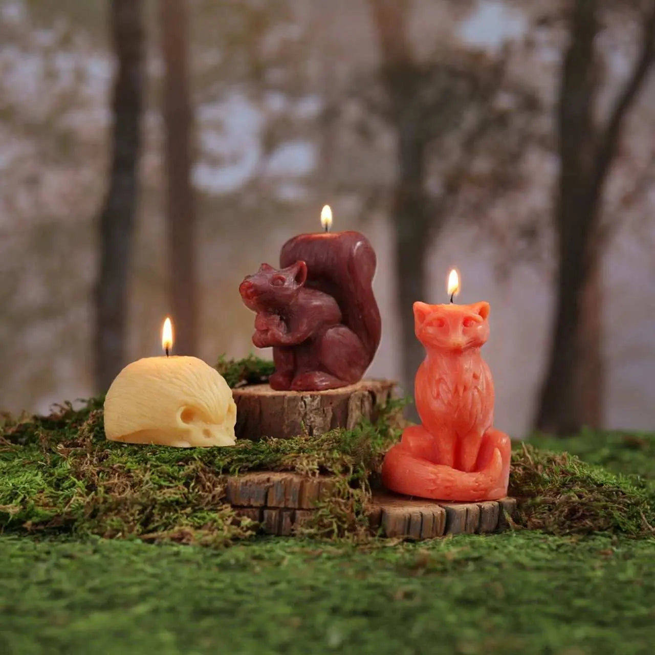 Hedgehog Candle – 100% Pure Beeswax – Handcrafted | | Wiccan Center