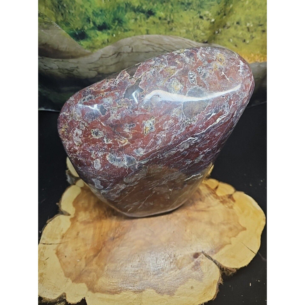Chicken Blood Stone Quartz Crystal Mineral Specimen — 16.6 lbs, Vitality & Energy Stone | CrystalCloud Company