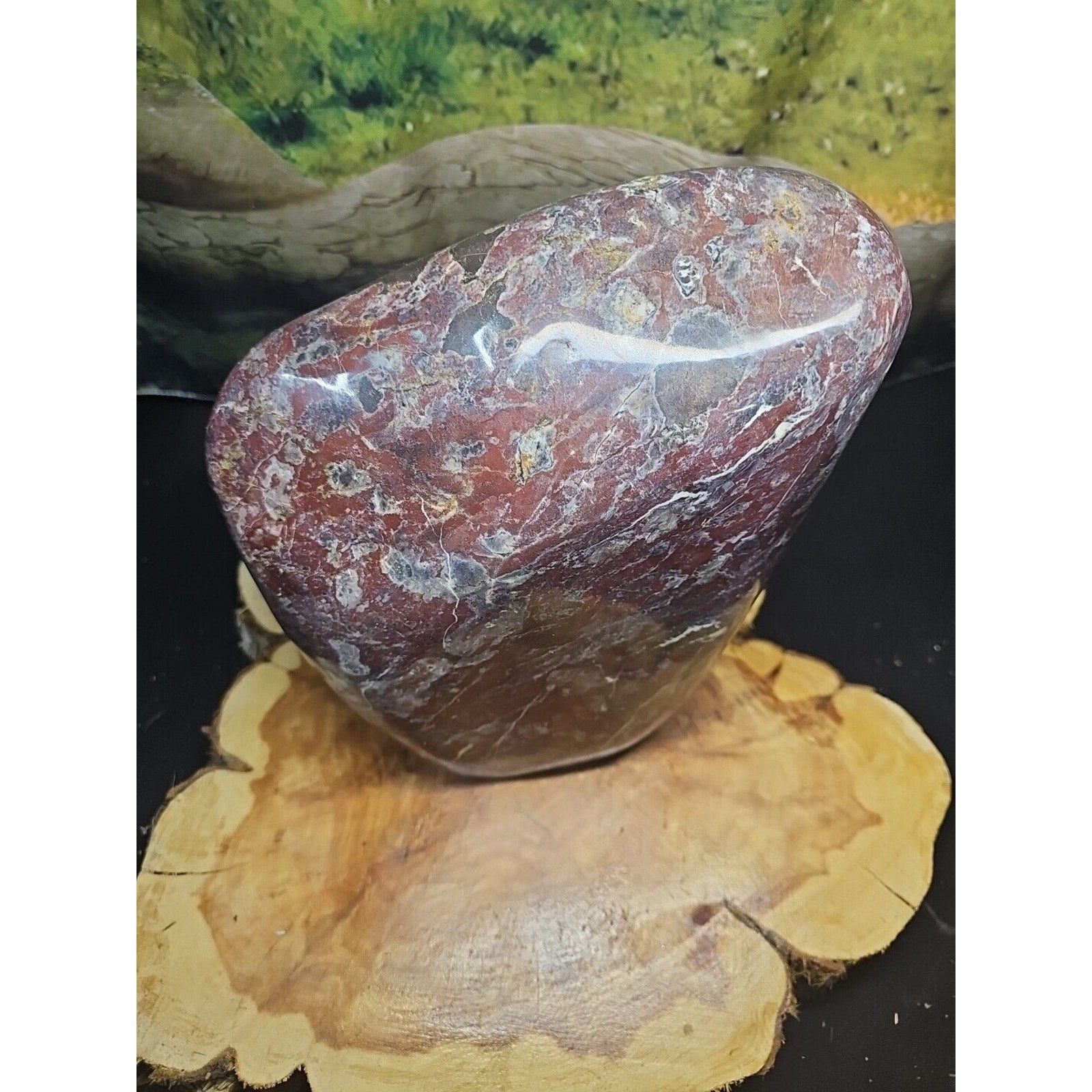 Chicken Blood Stone Quartz Crystal Mineral Specimen — 16.6 lbs, Vitality & Energy Stone | CrystalCloud Company