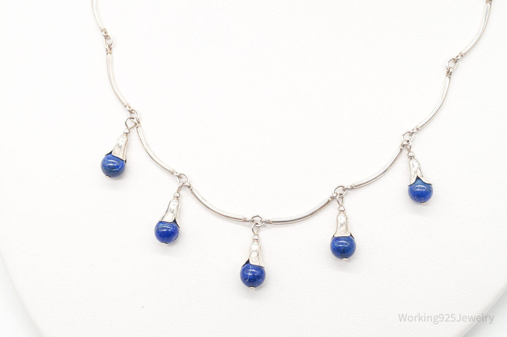VTG Southwestern Carolyn Pollack Relios Lapis Lazuli Sterling Silver Necklace | Jewelry > Necklaces | Wiccan Center