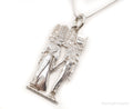 Vintage Large Egyptian Revival Sterling Silver Necklace | Jewelry > Necklaces > Pendants | Wiccan Center