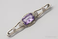 Antique Amethyst 835 Silver Pin Brooch | Jewelry > Brooches, Pins & Clips | Wiccan Center