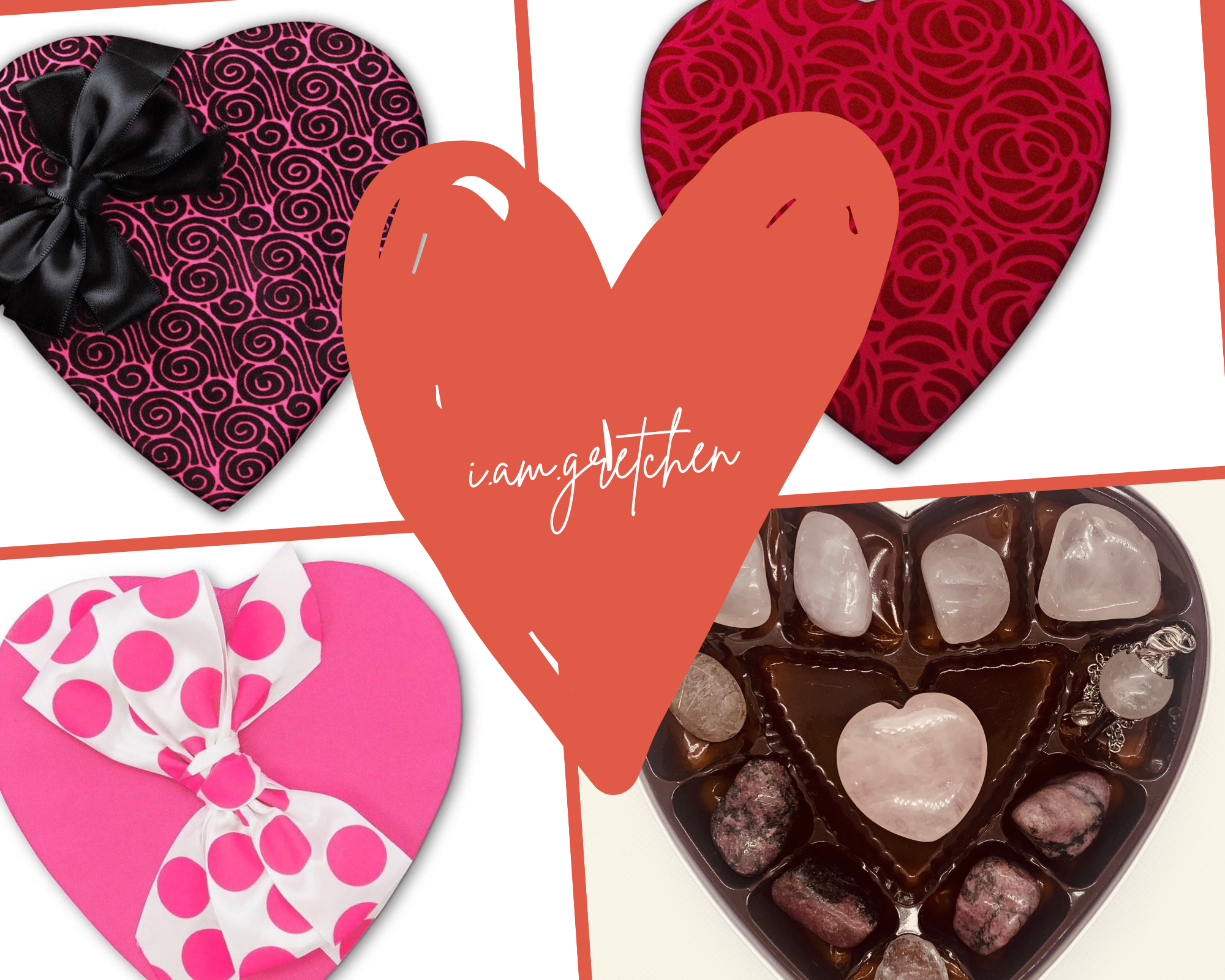 Crystal Lover’s Valentine’s Heart Box | | Wiccan Center