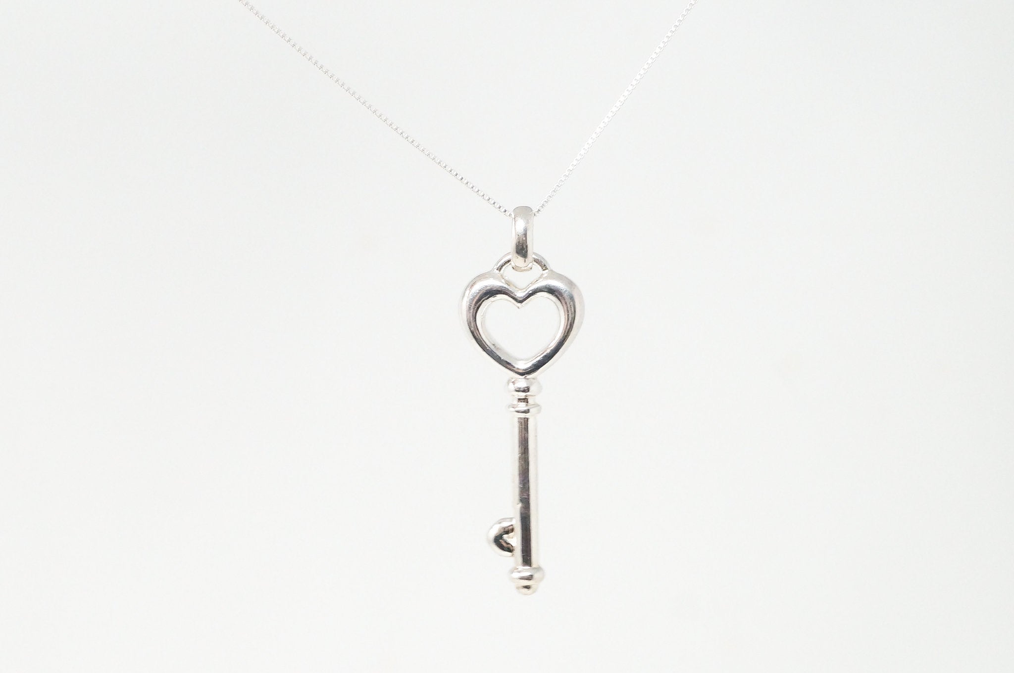Vintage Designer JCM Key To My Heart Sterling Silver Necklace Pendant | Jewelry > Necklaces > Pendants | Wiccan Center