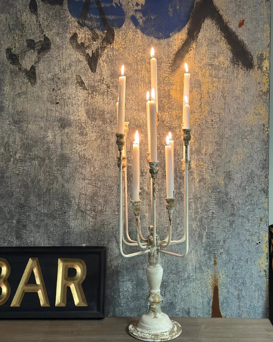 White 13-Candle Iron Candelabra | | Wiccan Center