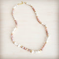 Frosted Sunstone & White Turquoise Long Layering Necklace 262o | Necklace | Wiccan Center