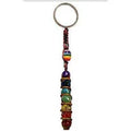 Chakra 7 Stone Durepox Resin Keychain | Keychains | Wiccan Center