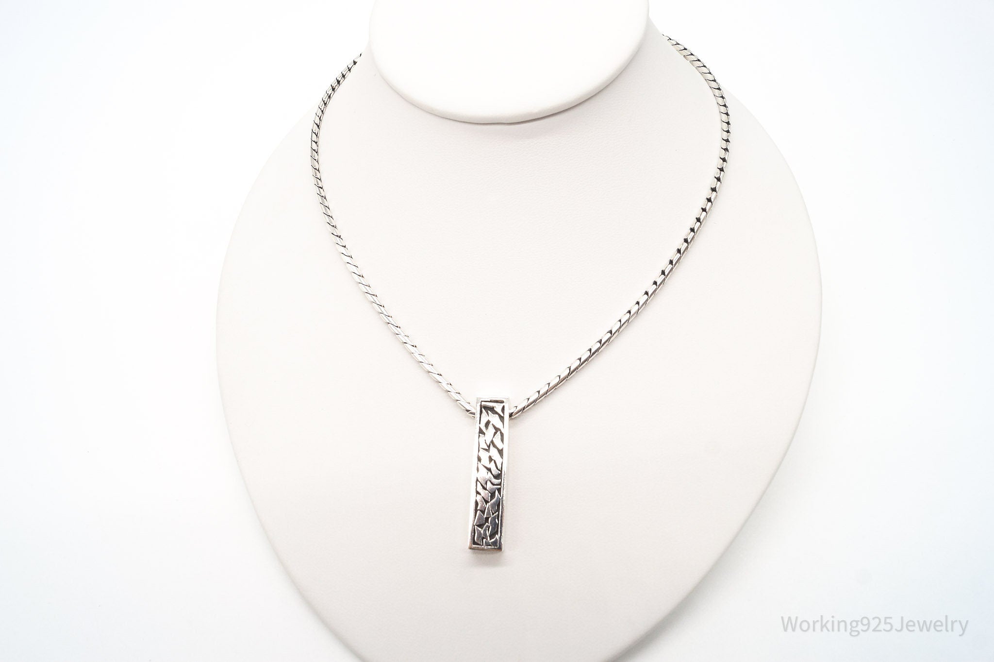 Vintage Bali Style Chain Sterling Silver Necklace | Jewelry > Necklaces > Pendants | Wiccan Center
