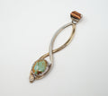 Vintage Native American 12K GF Green Turquoise Sterling Silver Pendant | Jewelry > Necklaces > Pendants | Wiccan Center