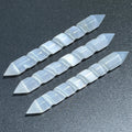 Selenite Crystal Spiral Wand Double Terminated Point Carving Wholesale | Home & Living > Spirituality & Religion > Reiki & Chakras | Wiccan Center