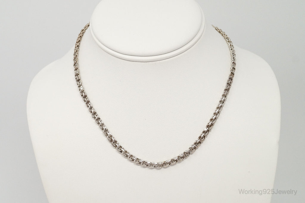 Vintage Mexico Modernist Designer SAUL Sterling Silver Chain Necklace | Jewelry > Necklaces > Pendants | Wiccan Center