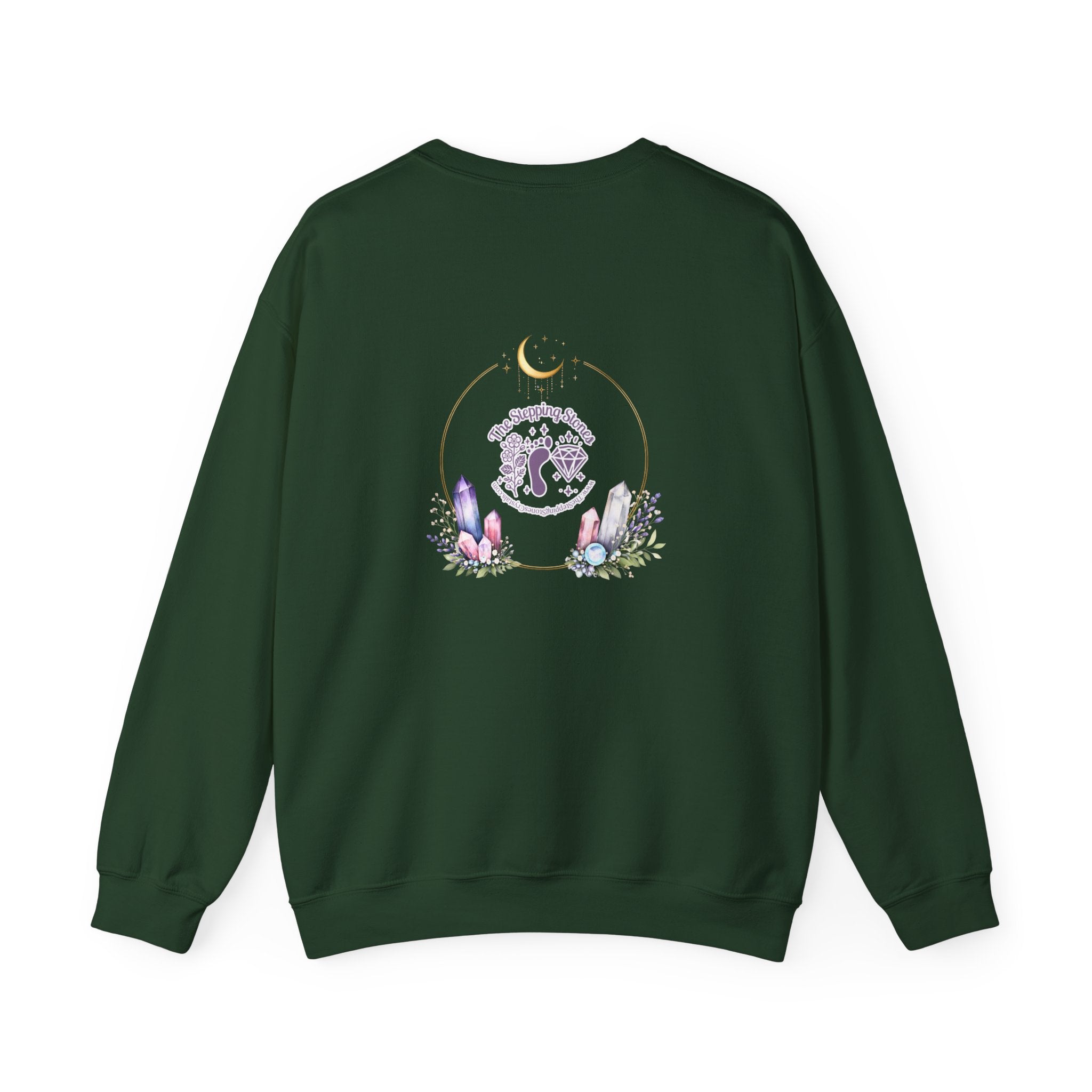 LOVE Crystal Letter Design | Sweatshirt | Wiccan Center