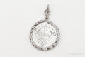 Vintage "Merry Xmas" Etched Bells Sterling Silver Pendant | Jewelry > Necklaces > Pendants | Wiccan Center