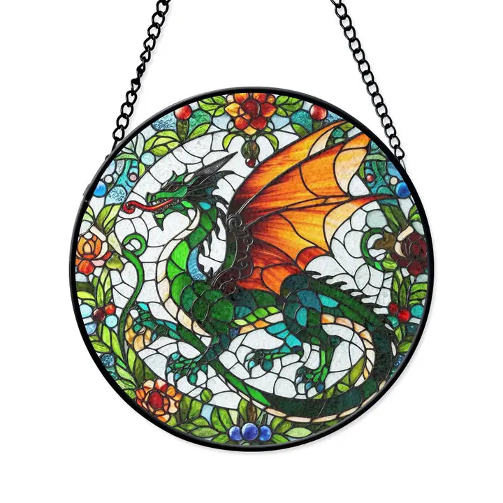 Medieval Dragon Stained Glass | Gifts | Wiccan Center