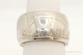 Vintage 1958 Half Dollar Silver Ring - Size 5 | Jewelry > Rings | Wiccan Center