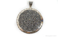 Vintage India Designer Doug Paulus Ornate Flower Sterling Silver Pendant | Jewelry > Necklaces > Pendants | Wiccan Center