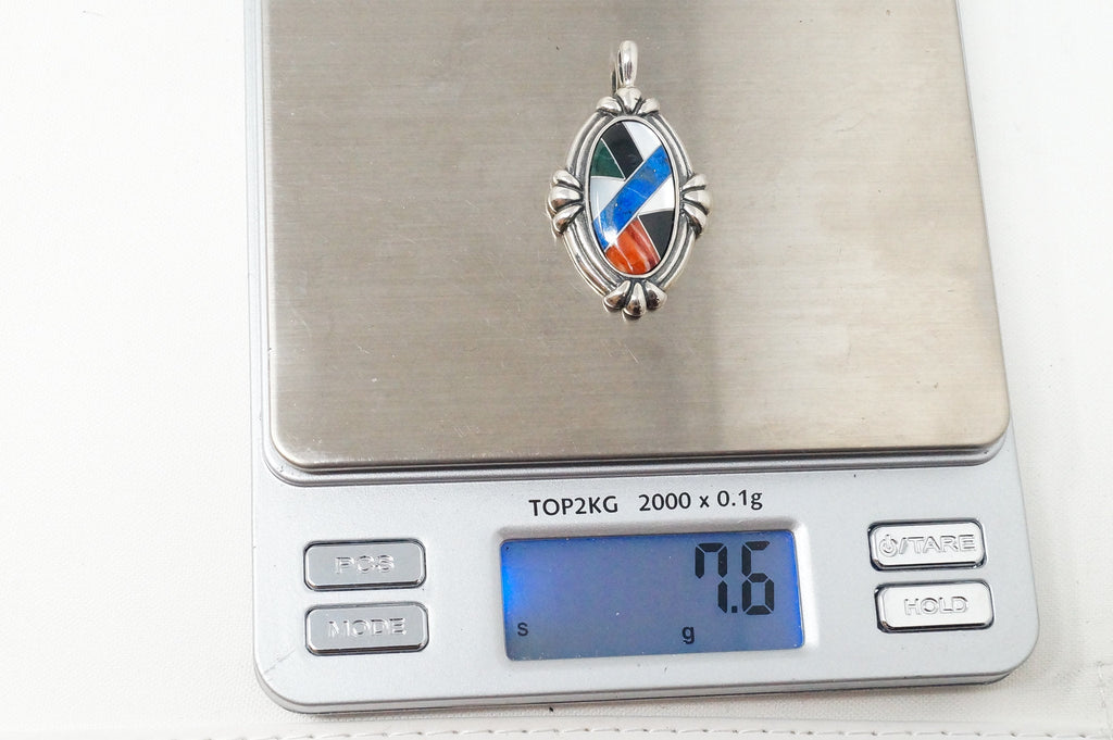 Vtg Carolyn Pollack Relios Collection Multi Gem Sterling Silver Necklace Pendant | Jewelry > Necklaces > Pendants | Wiccan Center