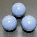 Blue Angelite Crystal Sphere (1.5 Inch) Wholesale Carving | Home & Living > Home Decor > Home Accents > Rocks & Geodes | Wiccan Center