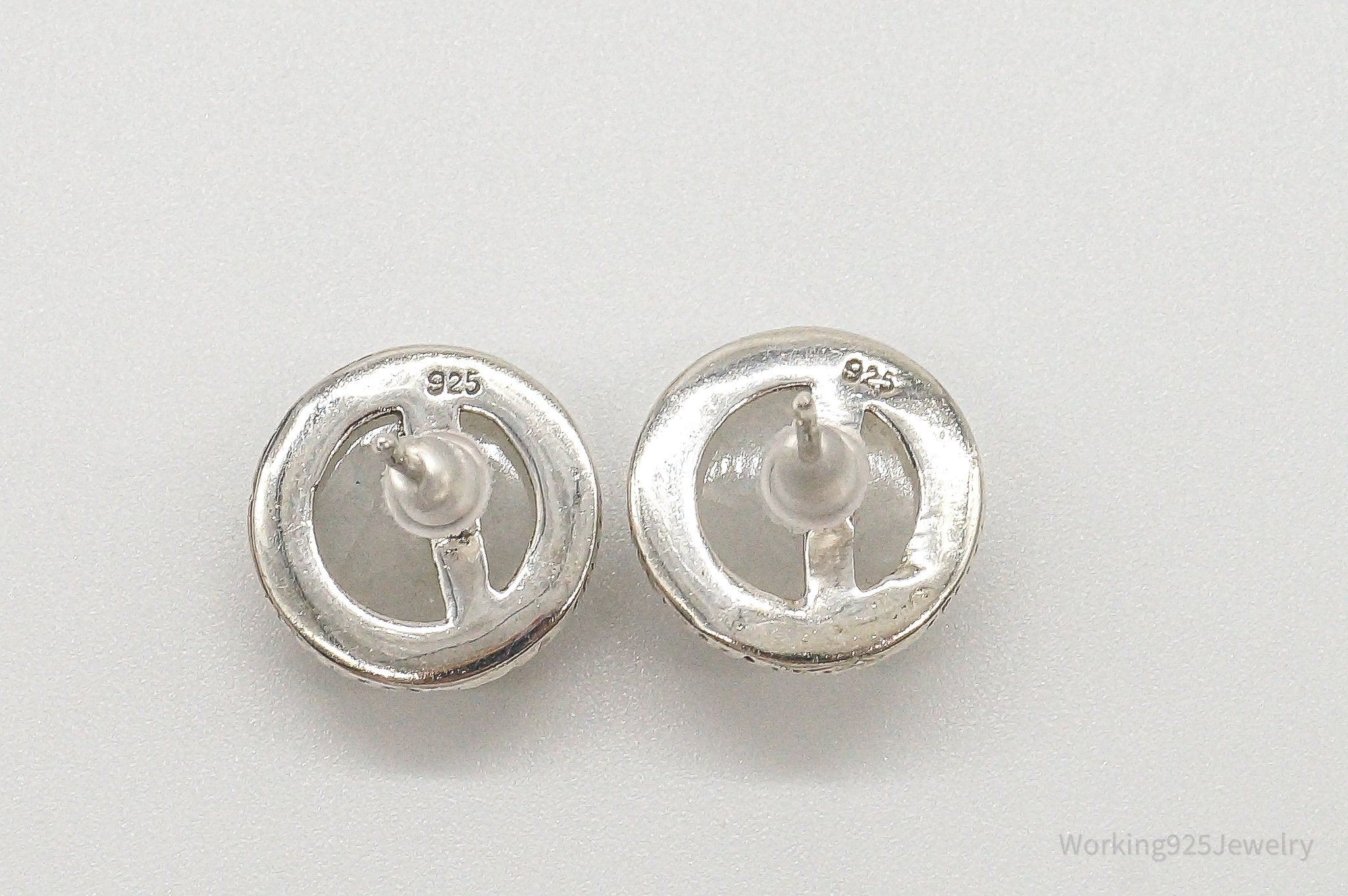 Vintage Moonstone Sterling Silver Earrings | Jewelry > Earrings | Wiccan Center