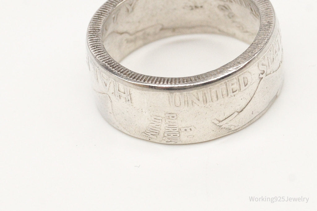 Vintage 1952 Half Dollar Silver Ring - Size 10.75 | Jewelry > Rings | Wiccan Center