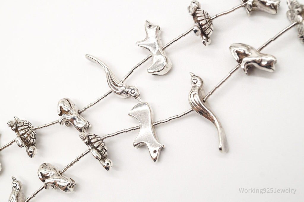 Vintage Native American Zuni Animal Fetish Silver Necklace | Jewelry > Necklaces > Pendants | Wiccan Center