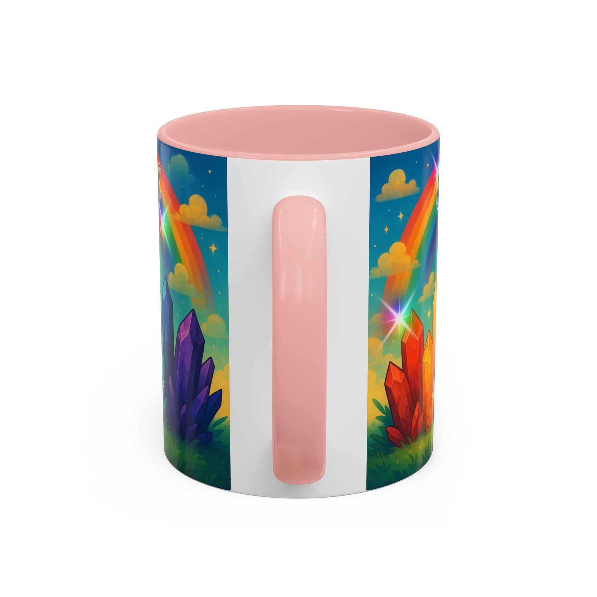 Coffee Mug - Rainbow Crystal Curious | Mug | Wiccan Center