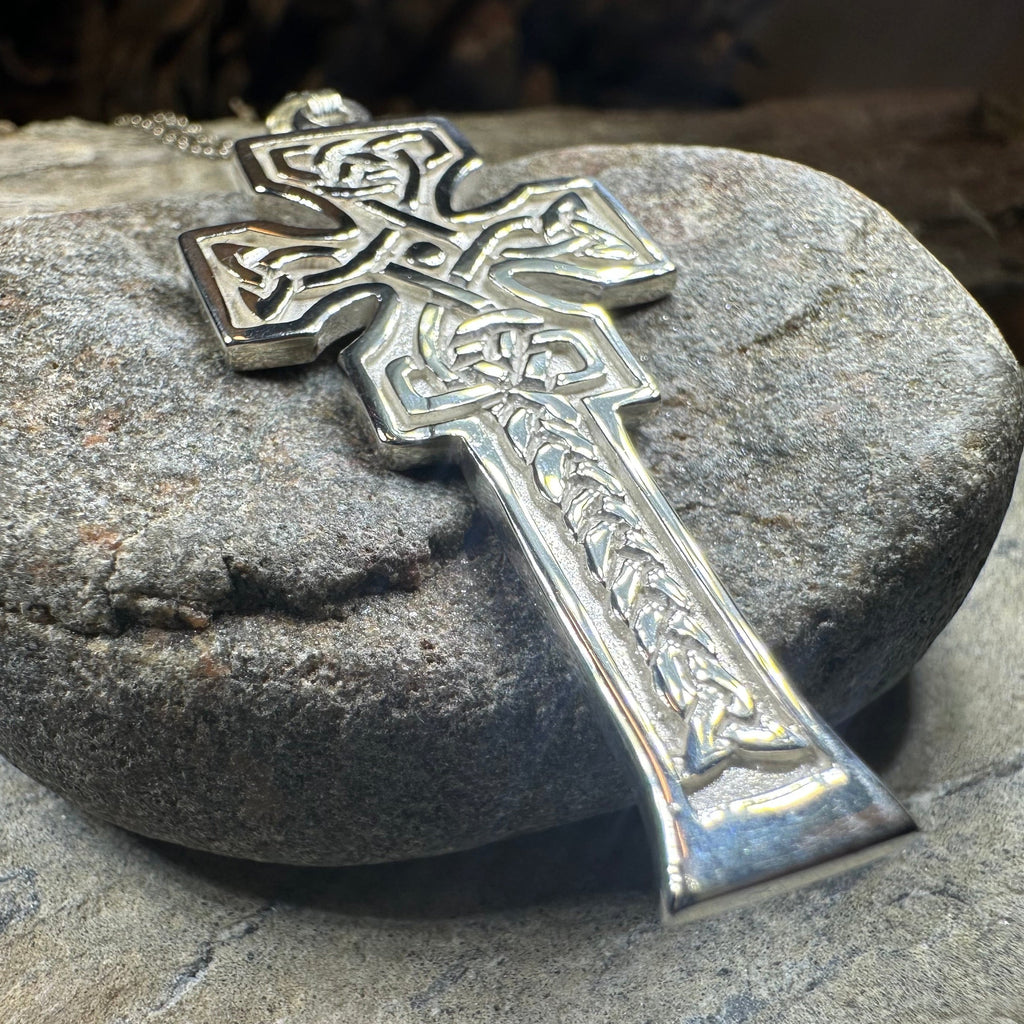 Mura Scottish Celtic Cross Necklace - Handmade in Scotland | Pendant | Wiccan Center