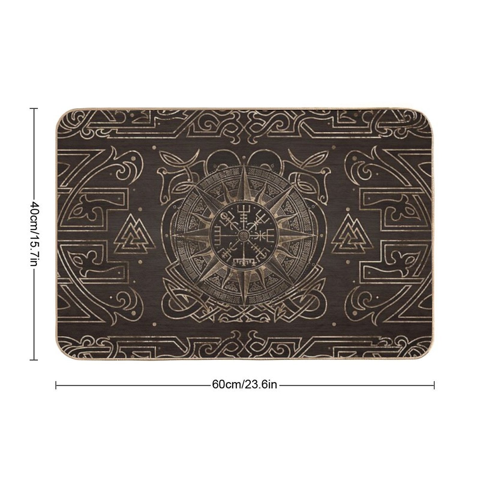 Vegvisir - Viking Compass Ornament  Multi-Purpose Bath Mat